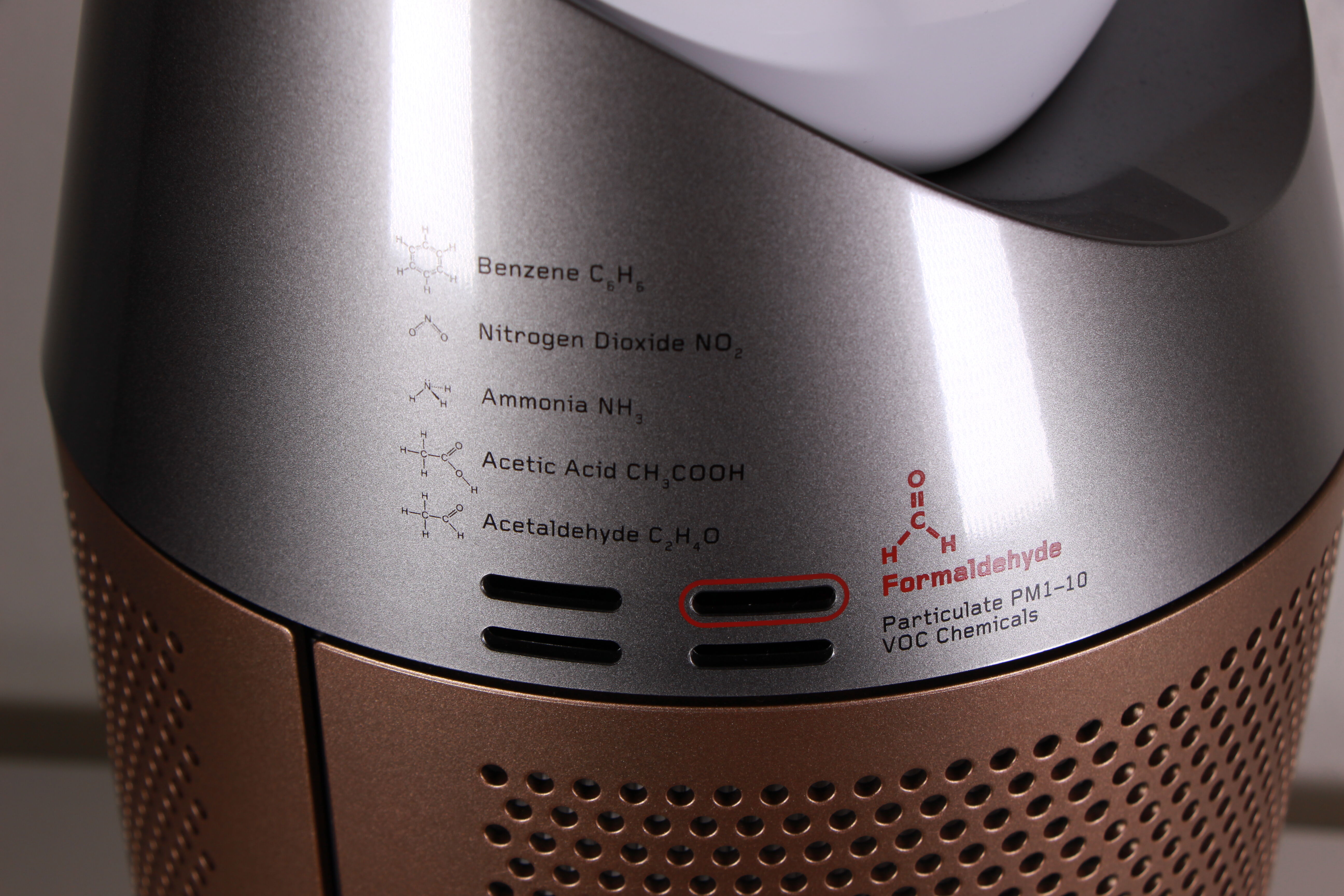 Die Sensoren von Dyson, die die Luftqualität überwachen